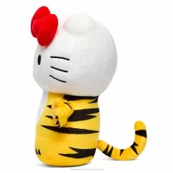 Hello Kitty - Tiger With Removable Jacket Black/cream - Kidrobot 13” Medium Plush [Pre-order]