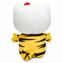 Hello Kitty - Tiger With Removable Jacket Black/cream - Kidrobot 13” Medium Plush [Pre-order]