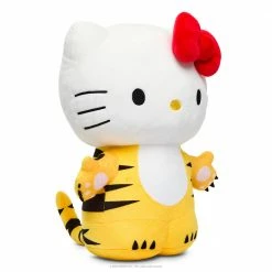 Hello Kitty - Tiger With Removable Jacket Black/cream - Kidrobot 13” Medium Plush [Pre-order]
