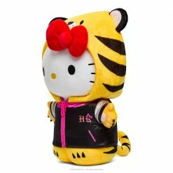 Hello Kitty - Tiger With Removable Jacket Black/cream - Kidrobot 13” Medium Plush [Pre-order]