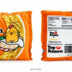 Nissin Top Ramen X Gudetama - Kidrobot 16" Crinkle Plush [In Stock] Plushies