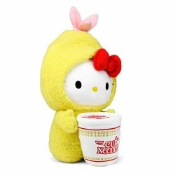 Nissin Cup Noodles X Hello Kitty - Tempura - Kidrobot 16” Interactive Plush [Pre-order]
