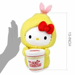 Nissin Cup Noodles X Hello Kitty - Tempura - Kidrobot 16” Interactive Plush [Pre-order]