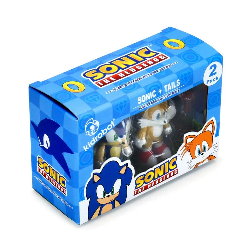 Figures Sonic The Hedgehog - Sonic And Tails - Kidrobot 3" Two-Pack Vinyl Figure 10 Figures Sonic The Hedgehog - Sonic And Tails - Kidrobot 3" Two-Pack Vinyl Figure