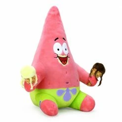 Nickelodeon Spongebob - Patrick With Ice Cream - Kidrobot 16" Hugme Plush