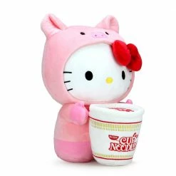 Pork Nissin Cup Noodles X Hello Kitty - Kidrobot Medium Plush [In Stock]
