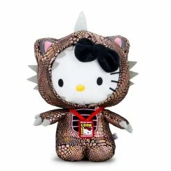 Hello Kitty Cosmos Kaiju Dinosaur (Black Hole Chrome Edition) - Kidrobot X Sanrio 16" Plush [Pre-order]