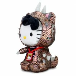 Hello Kitty Cosmos Kaiju Dinosaur (Black Hole Chrome Edition) - Kidrobot X Sanrio 16" Plush [Pre-order]