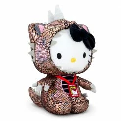 Hello Kitty Cosmos Kaiju Dinosaur (Black Hole Chrome Edition) - Kidrobot X Sanrio 16