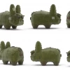 Frank Kozik - Mecha Labbit Classic Camo - Kidrobot 7" Art Toy Figure [Pre-order]