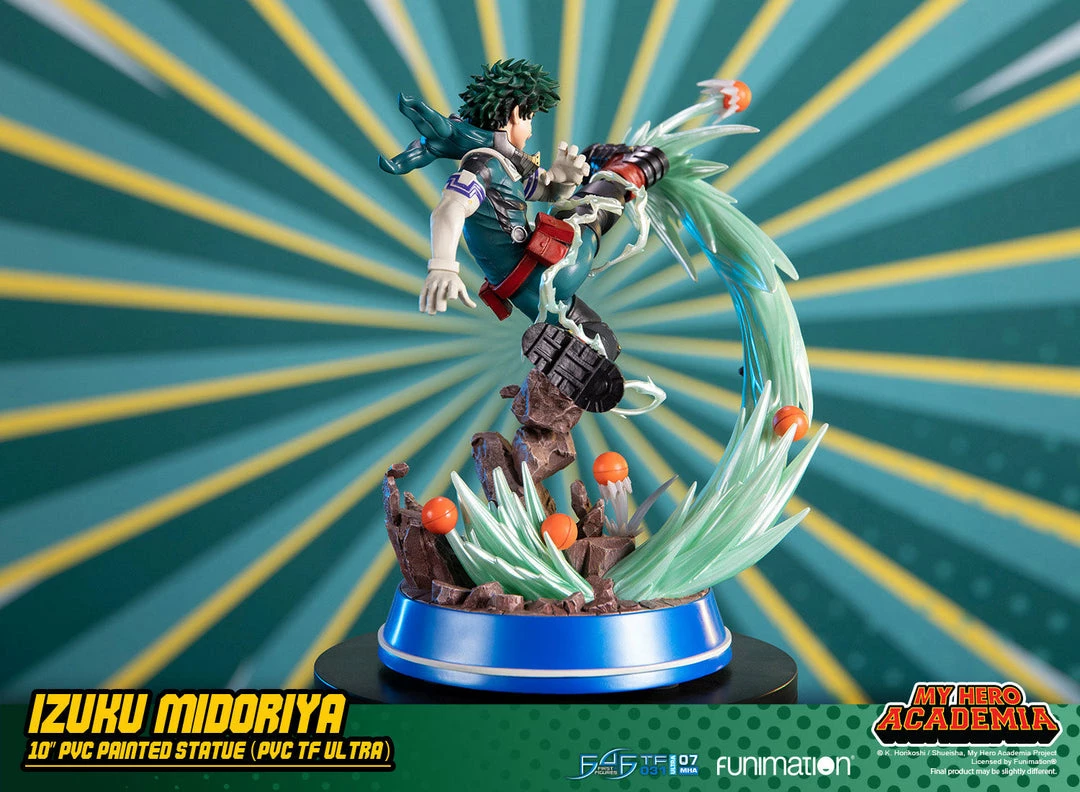 My Hero Academia MHA - Izuku Midoriya (PVC TF Ultra) Standard Edition - First 4 Figures Statue Figure 16 My Hero Academia MHA - Izuku Midoriya (PVC TF Ultra) Standard Edition - First 4 Figures Statue Figure