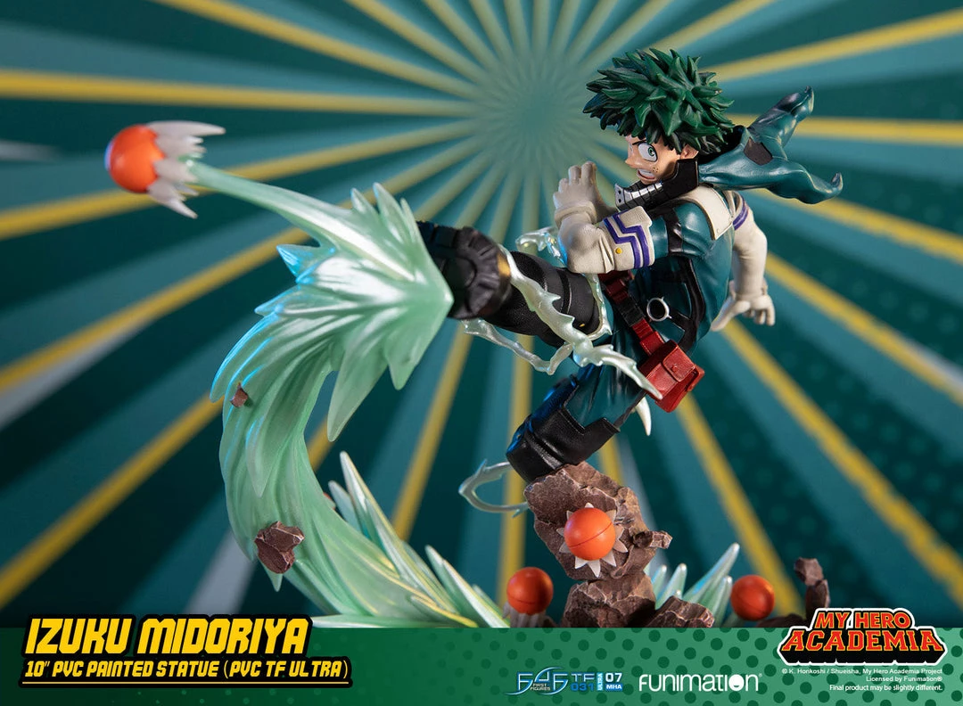 My Hero Academia MHA - Izuku Midoriya (PVC TF Ultra) Standard Edition - First 4 Figures Statue Figure 29 My Hero Academia MHA - Izuku Midoriya (PVC TF Ultra) Standard Edition - First 4 Figures Statue Figure