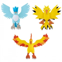 Pokemon - Legendary Zapdos, Articun & Moltres 11" - Character DX Stuffed Plush Toy