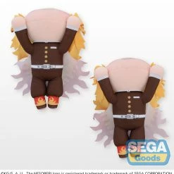 Demon Slayer: Kimetsu No Yaiba - Kyojuro Rengoku - Sega Nesoberi Lay-Down SP Plush [Pre-order] Plushies