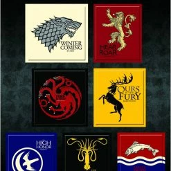 DARK HORSE COMICS Game Of Thrones - House Sigils Magnet Set [Pre-order]
