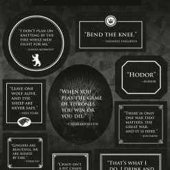 DARK HORSE COMICS Game Of Thrones - Quotes Magnet Set [Pre-order]