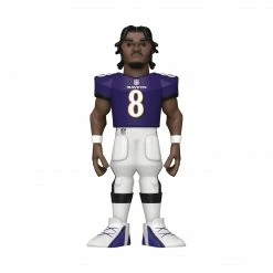POP! NFL Baltimore Ravens Gold Lamar Jackson With Chase (C: 1-1-2) - Funko 5" Vinyl Figure [Pre-order] Figures
