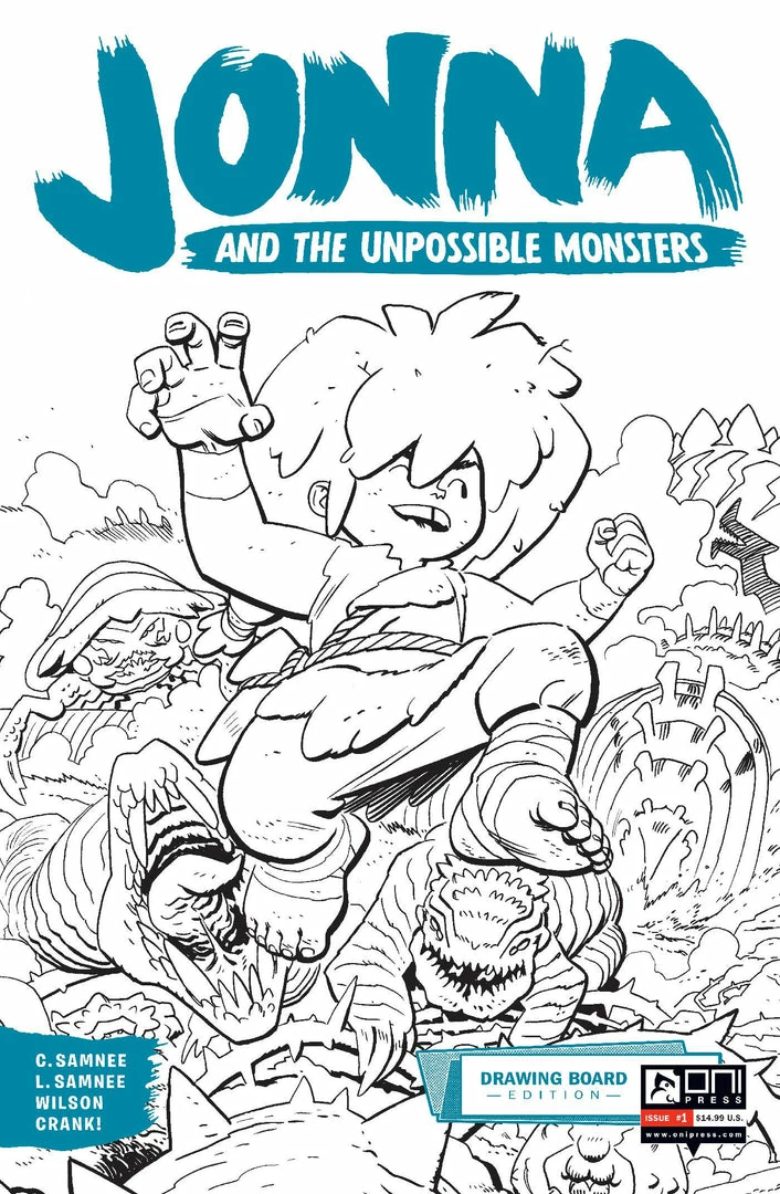 Jonna And The Unpossible Monsters #1 Drawing Board Edition - Oni Press Inc. Comic Book All Comic Books 3 Jonna And The Unpossible Monsters #1 Drawing Board Edition - Oni Press Inc. Comic Book All Comic Books