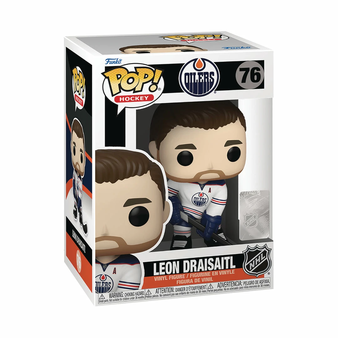 POP! NHL Oilers Leon Draisaitl Road Uniform (C: 1-1-2) - Funko Vinyl Figure Figures 4 POP! NHL Oilers Leon Draisaitl Road Uniform (C: 1-1-2) - Funko Vinyl Figure Figures