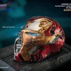 Marvel Avengers: Endgame - Iron Man Mark 50 Helmet Battle Damaged - Beast Kingdom Master Craft Statue Figure [Pre-order]
