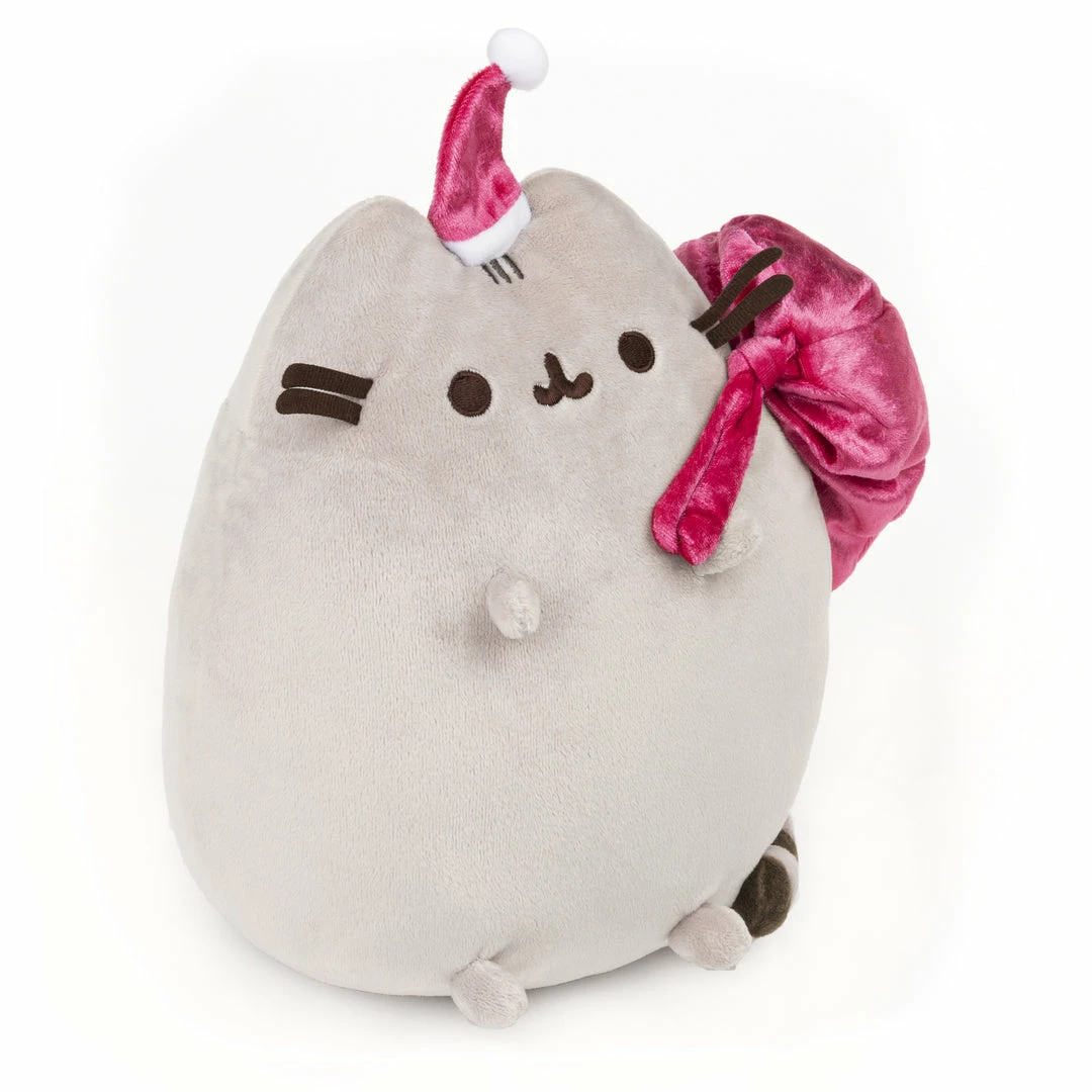Plushies Pusheen Santa Claws Holiday Gray And Pink - Gund 9.5" Plush 6 Plushies Pusheen Santa Claws Holiday Gray And Pink - Gund 9.5" Plush