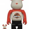 Jurassic Park - Medicom Toy 100% & 400% Be@rbrick Figure (SET) [Pre-order] Figures