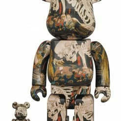 Haunted Old Palace Utagawa Kuniyoshi - Medicom Toy 100% & 400% Be@rbrick Figure (SET) [Pre-order] Figures