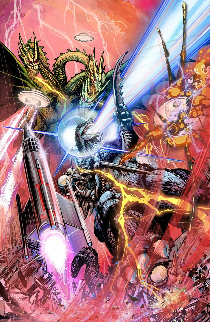 Godzilla Rivals Vs King Ghidorah Oneshot #1 CVR B 10 Copy Zo - IDW Publishing Comic Book (Pre-order) Dec 2021 All Comic Books 3 Godzilla Rivals Vs King Ghidorah Oneshot #1 CVR B 10 Copy Zo - IDW Publishing Comic Book (Pre-order) Dec 2021 All Comic Books