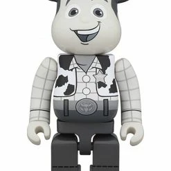 Figures Toy Story - Woody B&W Ver - Medicom Toy 1000% Be@rbrick Figure [Pre-order]