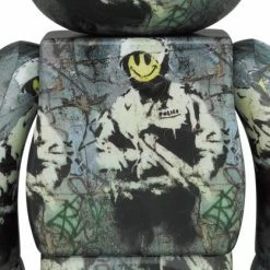 Riot Cop - Medicom Toy 100% & 400% Be@rbrick Figure (SET) Figures