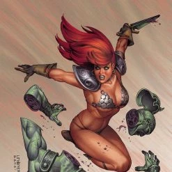 Invincible Red Sonja #7 Cover L Linsner Limited Virgin Edition (C: 0-1-2) - Dynamite Comic Book