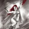 Red Sonja Black White Red #5 Cover I Parrillo Limited Virgin - Dynamite Comic Book