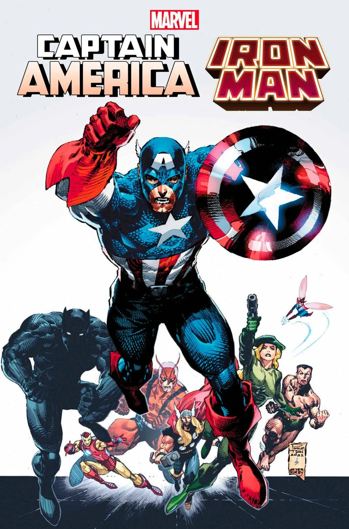 Captain America Iron Man #3 (Of 5) Tan Classic Homage Var - Marvel PRH Comic Book 3 Captain America Iron Man #3 (Of 5) Tan Classic Homage Var - Marvel PRH Comic Book