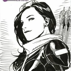 Hawkeye Kate Bishop #3 (Of 5) Cheung Headshot Sketch Var - Marvel PRH Comic Book