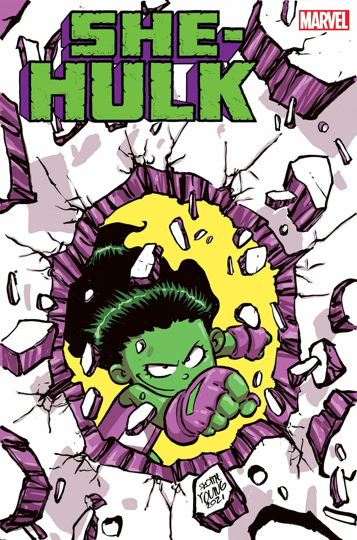 She-Hulk #1 Young Var - Marvel PRH Comic Book 3 She-Hulk #1 Young Var - Marvel PRH Comic Book