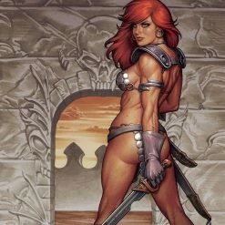 Invincible Red Sonja #8 CVR L Linsner Ltd Virgin (C: 0-1-2) - Dynamite Comic Book [Pre-order]