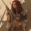 Invincible Red Sonja #8 CVR M Celina Ltd Virgin (C: 0-1-2) - Dynamite Comic Book [Pre-order]