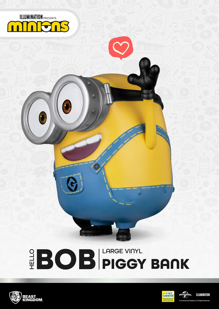 Beast Kingdom Co., Ltd Despicable Me - Hello Bob - Beast Kingdom Large Vinyl Piggy Bank 5 Beast Kingdom Co., Ltd Despicable Me - Hello Bob - Beast Kingdom Large Vinyl Piggy Bank