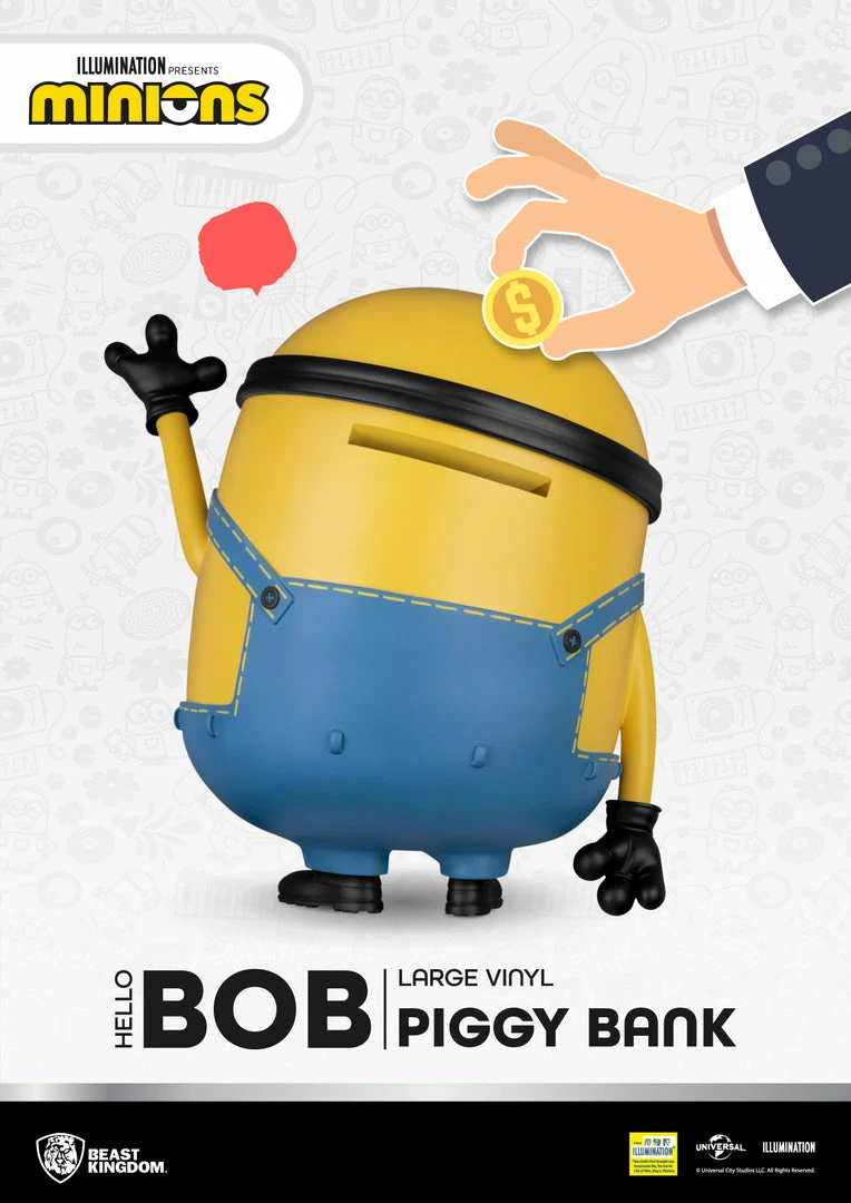 Beast Kingdom Co., Ltd Despicable Me - Hello Bob - Beast Kingdom Large Vinyl Piggy Bank 4 Beast Kingdom Co., Ltd Despicable Me - Hello Bob - Beast Kingdom Large Vinyl Piggy Bank