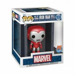 POP! Marvel - Iron Man Hall Of Armor Iron Man Model 8 Silver Centurion - Funko PX Deluxe Vinyl Figure [Pre-order]