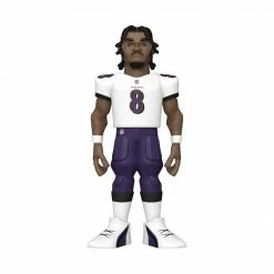 NFL Ravens Gold Lamar Jackson With Chase - Funko 12