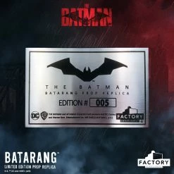Batman Batarang LTD Edition - Factory Entertainment Prop Replica [Pre-order] DC