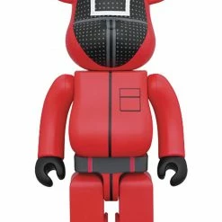 Figures Squid Game Guard Square - Medicom Toy 1000% Be@rbrick Figure [Pre-order]