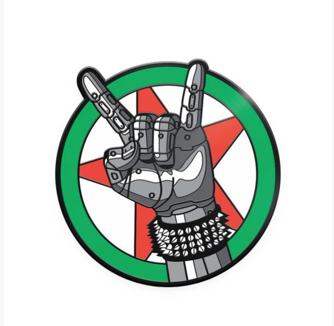 DARK HORSE COMICS Cyberpunk 2077: Silverhand Emblem Enamel Pin 3 DARK HORSE COMICS Cyberpunk 2077: Silverhand Emblem Enamel Pin