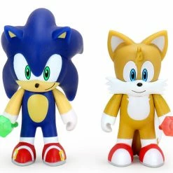 Figures Sonic The Hedgehog - Sonic And Tails - Kidrobot 3" Two-Pack Vinyl Figure