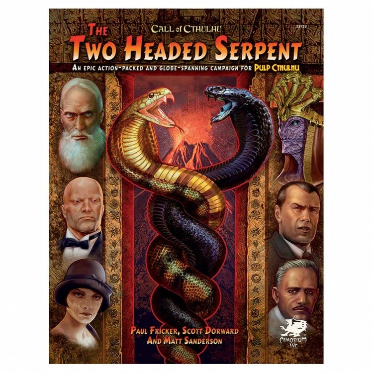 CHAOSIUM Pulp CoC: The Two-Headed Serpent RPG Book All Books 3 CHAOSIUM Pulp CoC: The Two-Headed Serpent RPG Book All Books