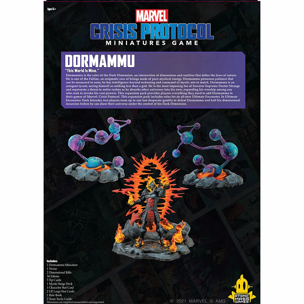 ATOMIC MASS GAMES Marvel Crisis Protocol: Dormammu Ultimate Encounter Miniatures Expansion 6 ATOMIC MASS GAMES Marvel Crisis Protocol: Dormammu Ultimate Encounter Miniatures Expansion