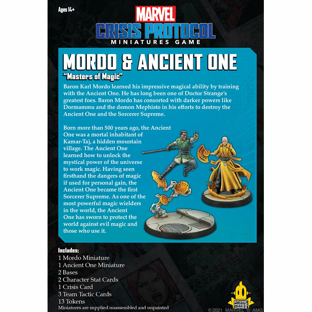 ATOMIC MASS GAMES Marvel Crisis Protocol: Mordo & Ancient One Miniatures Expansion (Pre-Order) Oct 2021 5 ATOMIC MASS GAMES Marvel Crisis Protocol: Mordo & Ancient One Miniatures Expansion (Pre-Order) Oct 2021