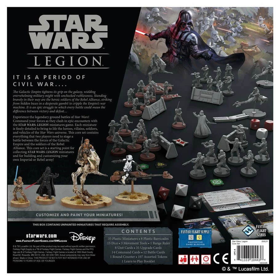 Fantasy Flight Games Star Wars Legion: Core Set Miniatures Game 4 Fantasy Flight Games Star Wars Legion: Core Set Miniatures Game