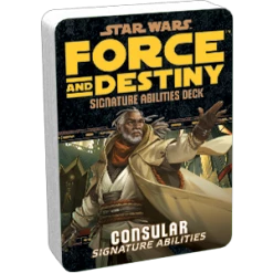Fantasy Flight Games Star Wars: Force And Destiny: Consular Signature Abilities Deck Role Playing Game